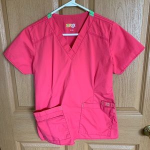 WonderFlex/WonderWink Scrubs Set Coral Size Small